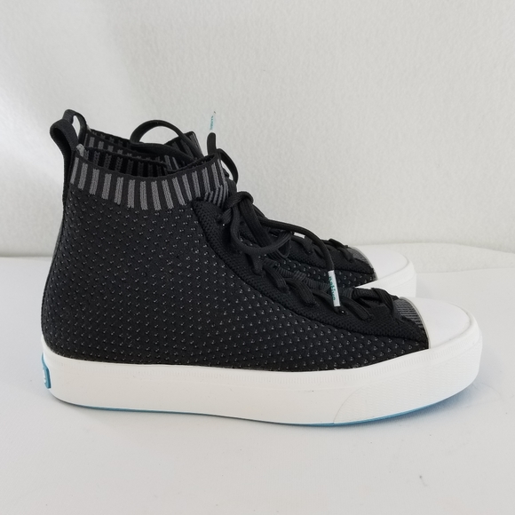 Native Shoes Other - NATIVE Jefferson Black Hi-Top Sneaker Sz 5 Men